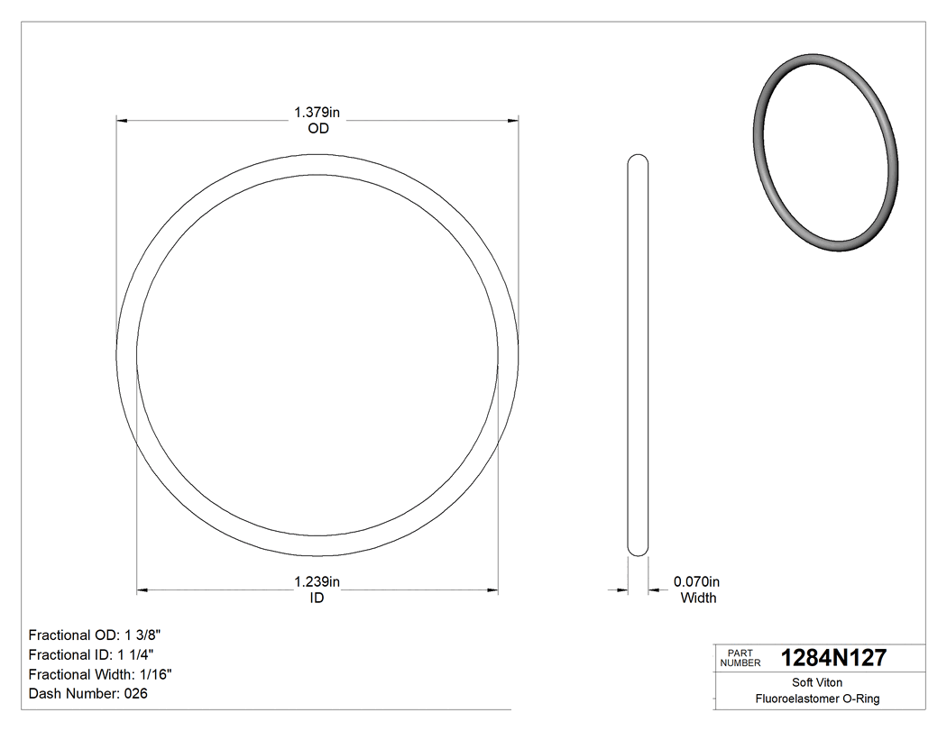 Technical drawing - 1284N127